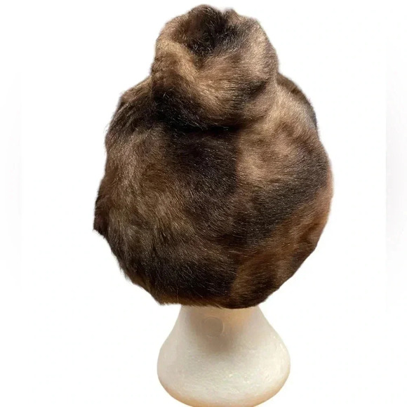 Colette Et Fany Paris Vintage Faux Fur Hat Size 14 - Picture 3 of 8